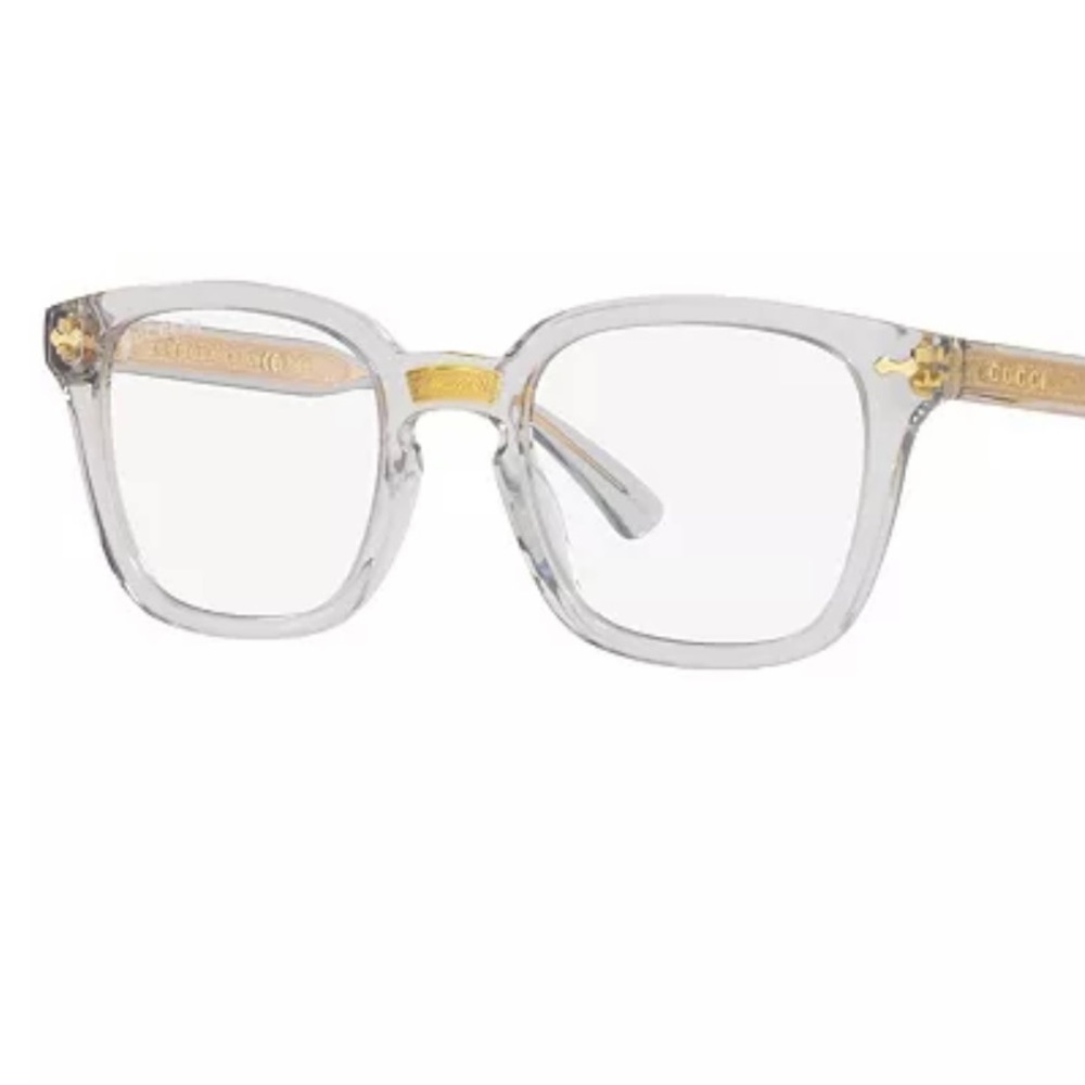 Gucci Unisex Transparent glass frame!